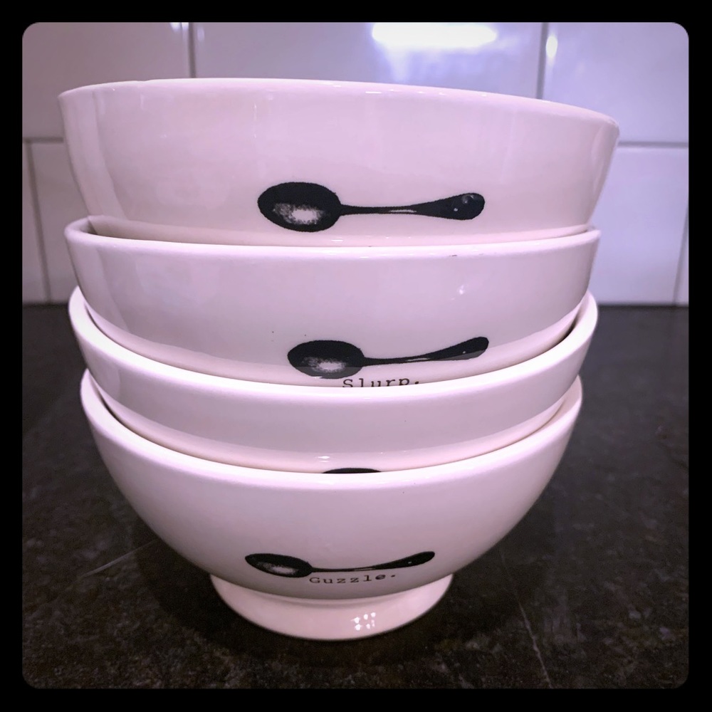 Rae Dunn bowl set of 4